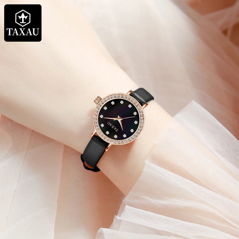 Stainless Steel Multifunctional Waterproof Quartz Watch for Women