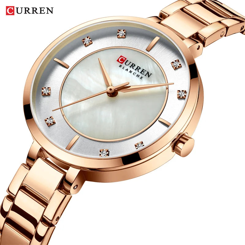 Stainless Steel Quartz Watch for Women