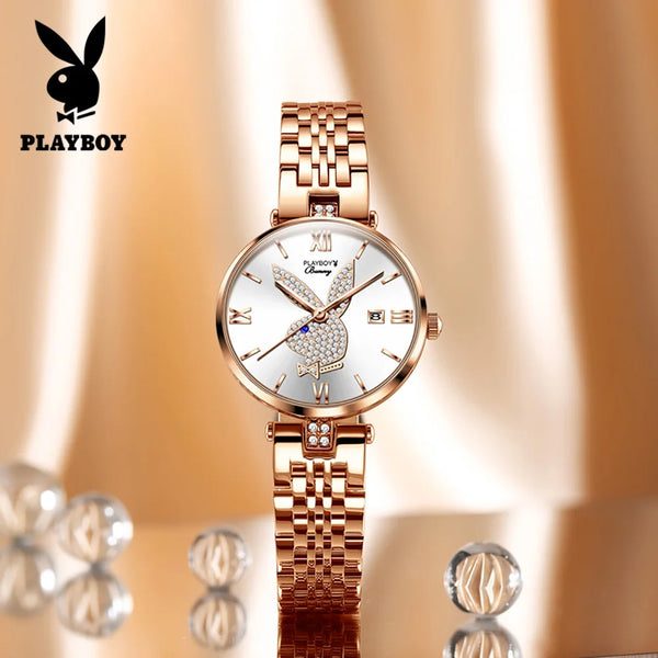 Stainless Steel Elegant Quartz Watch for Women