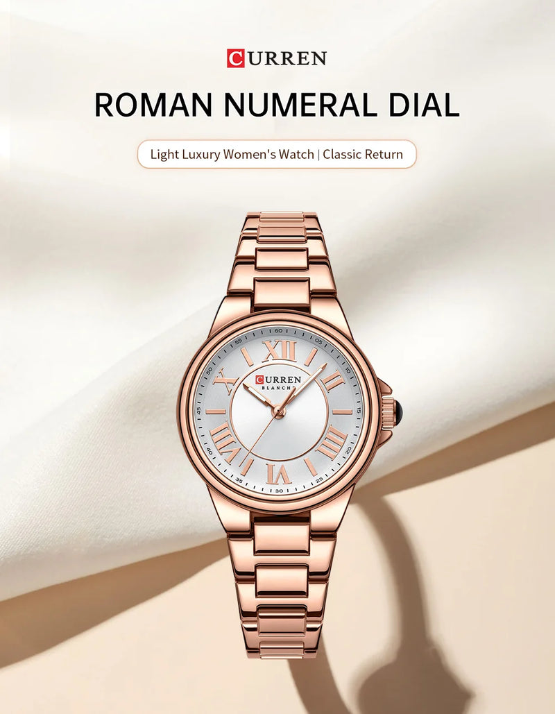 Stainless Steel Quartz Watch for Women.