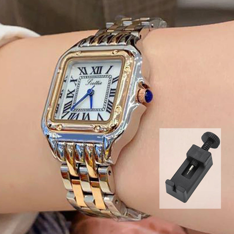 New Fashion Elegant Girls Ladies Steel Waterproof Watch Waterproof new women's watch quartz