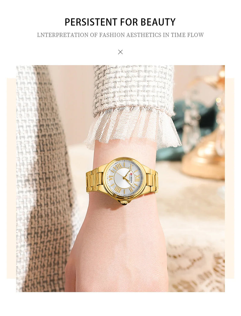 Stainless Steel Quartz Watch for Women.