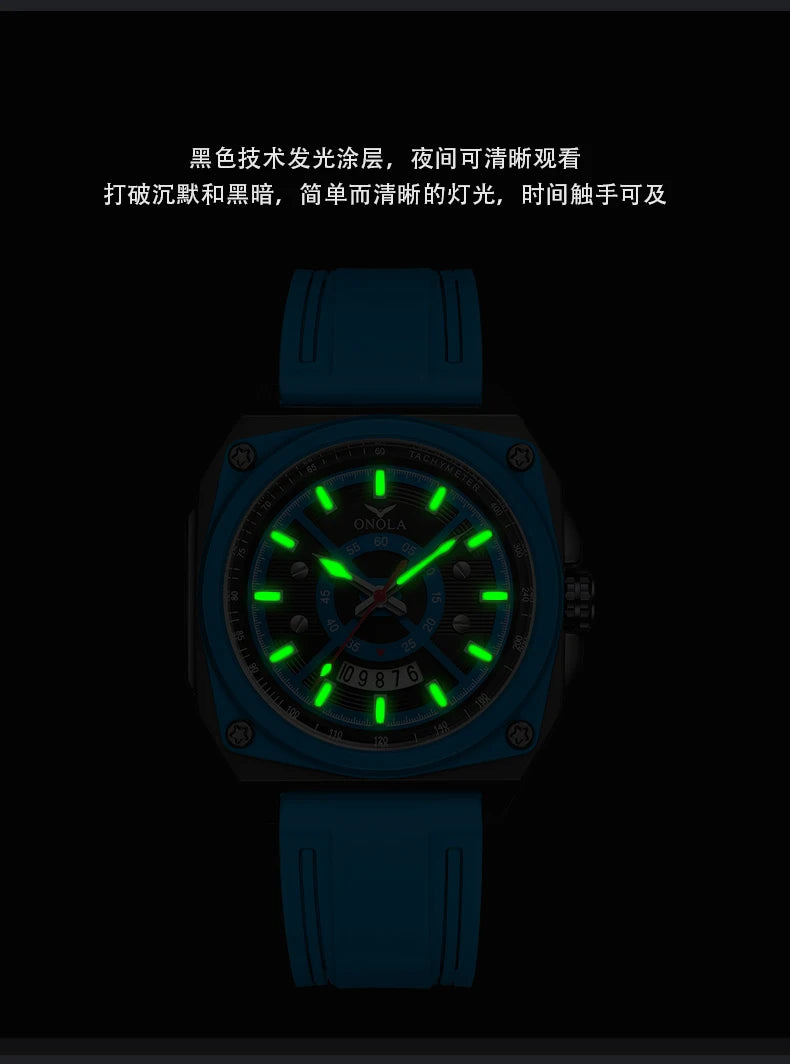 Silicone Multicolor Watches for Men