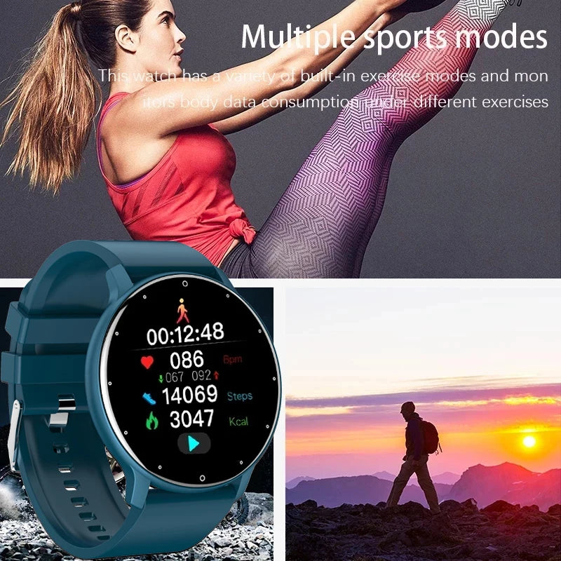 Women's Fitness Smartwatch with Heart Rate and Blood Oxygen Monitoring, Bluetooth Calling for iOS & Android