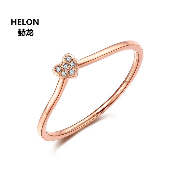 14k Rose Gold Diamond Anniversary Band for Women