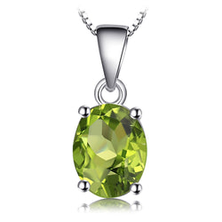 Rose Gold Plated 2.2ct Peridot Pendant for Women