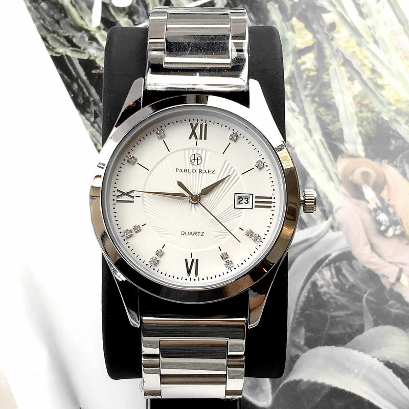 Luxury Men's Waterproof Date Watch with High-Quality Steel Band - Ideal for Sport and Business Use