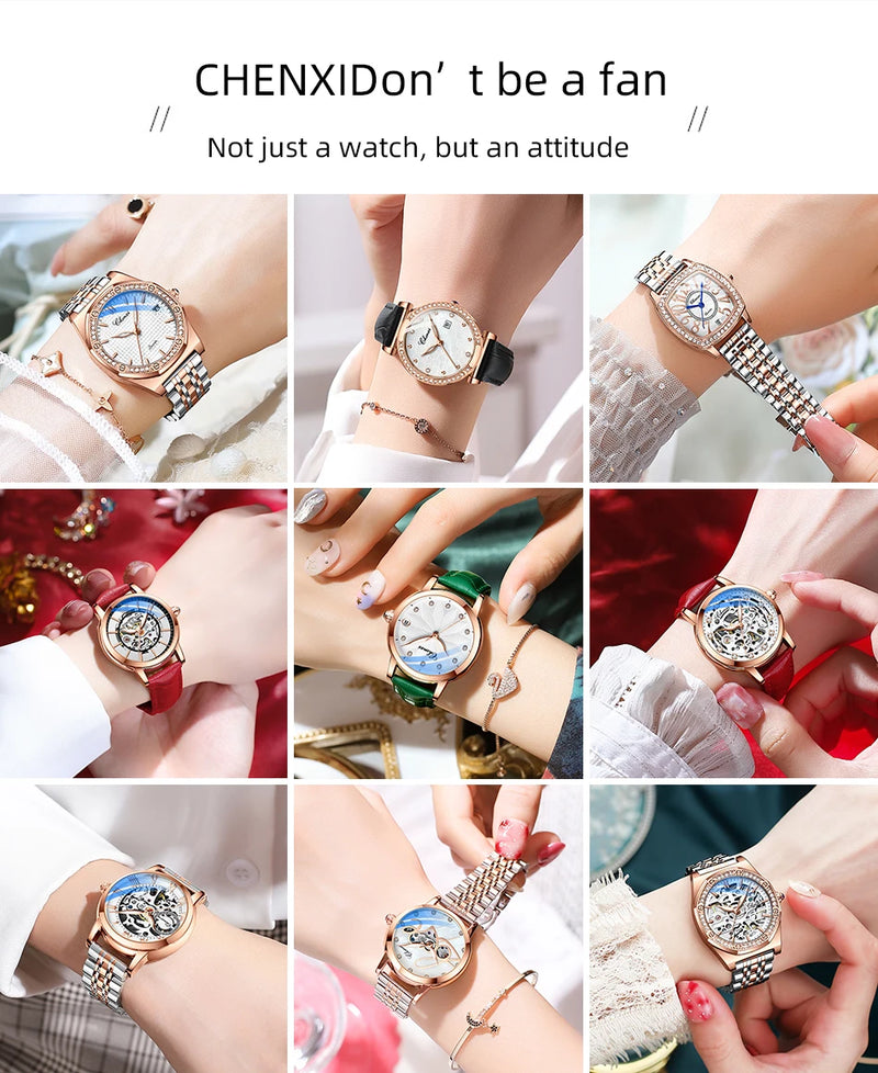 Stainless Steel Quartz Watch for Woman