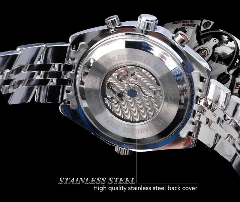 Stainless Steel Mechanical Men's Watch