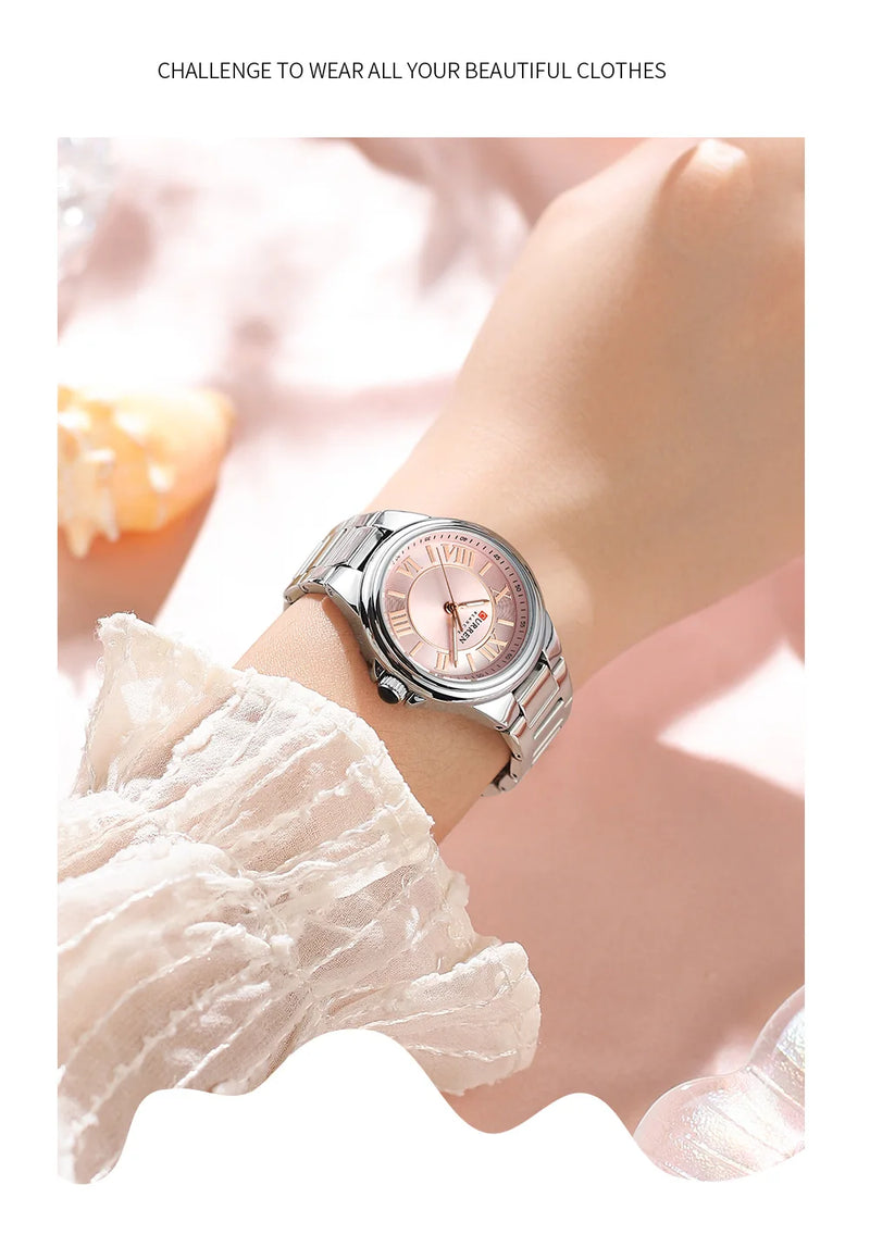 Stainless Steel Quartz Watch for Women.