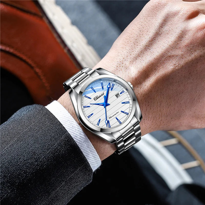 Stainless Steel Quartz Watch for Men