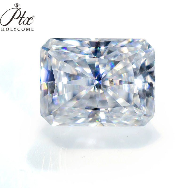 White Gold Radiant Cut 3.50ctw Moissanite