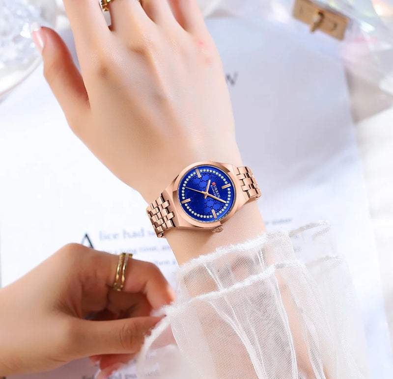 Stainless Steel Quartz Watch for Women