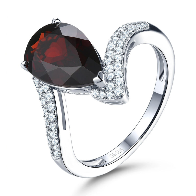 Sterling Silver Garnet Ring