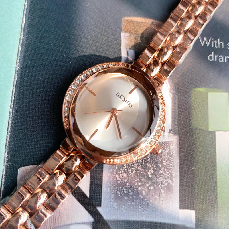 Elegant Women's Diamond Fashion Watch with Sleek Design