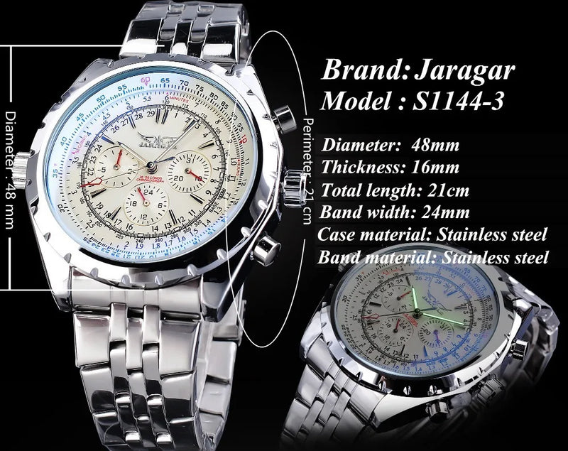 Stainless Steel Mechanical Men's Watch