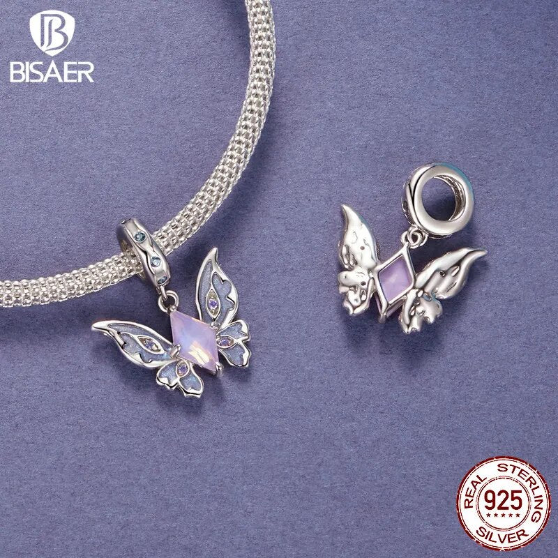 Sterling Silver Rabbit, Butterfly, Owl, Cat Charm Beads for Women