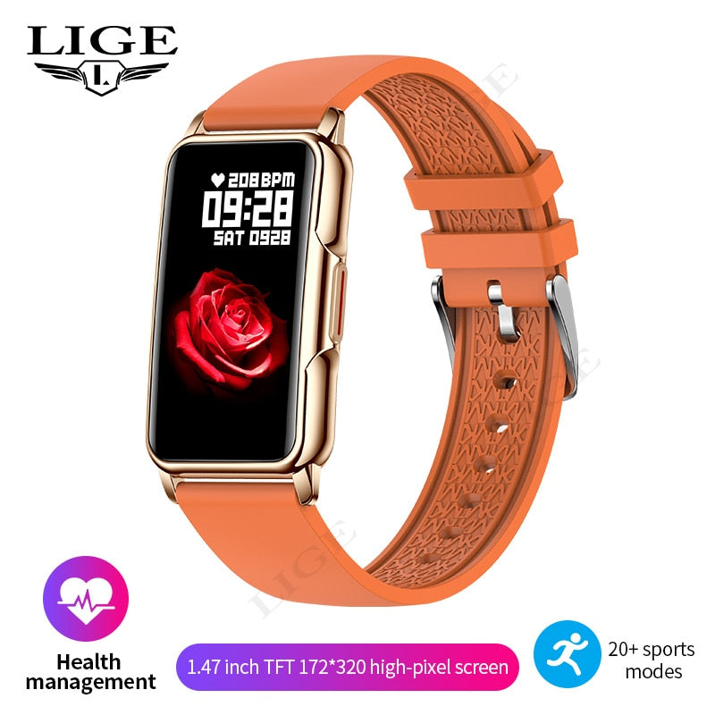 Smartwatch with Sleep Monitor, Fitness Tracker, and Music Function for Women and Men