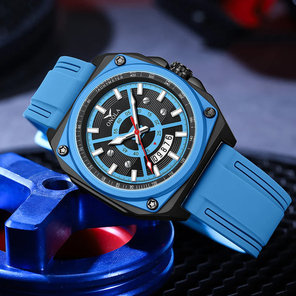 Silicone Multicolor Watches for Men