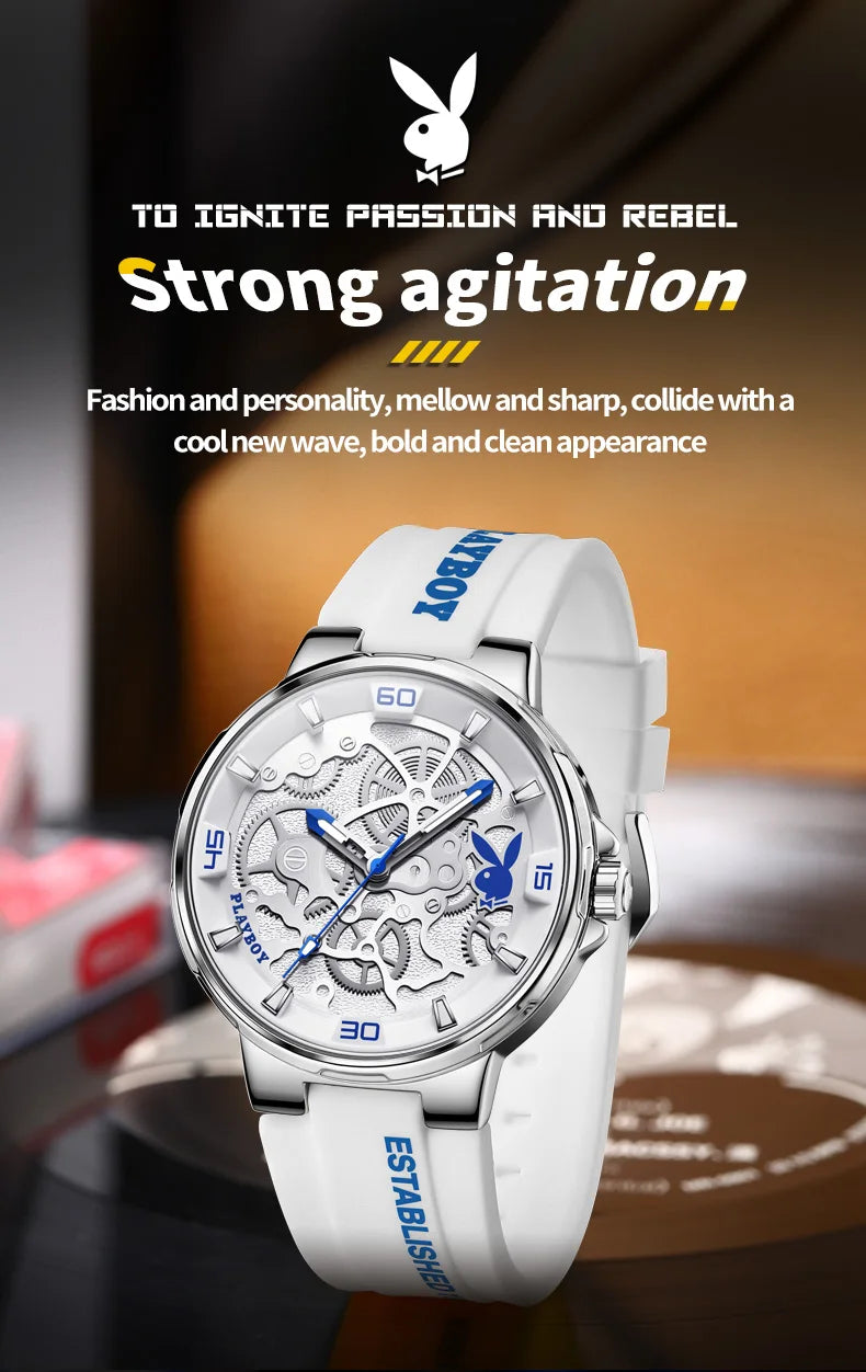 Stainless Steel Quartz Fashion Watch for Men