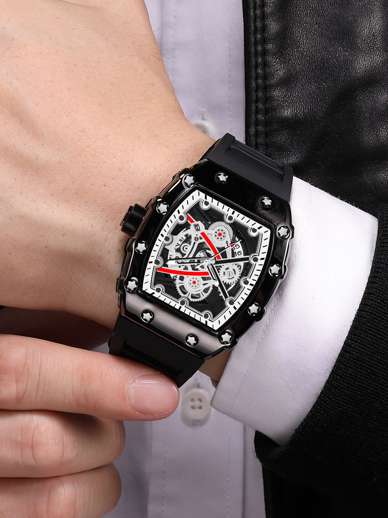 Stainless Steel Classic Retro Luminous Calendar Watch for Men