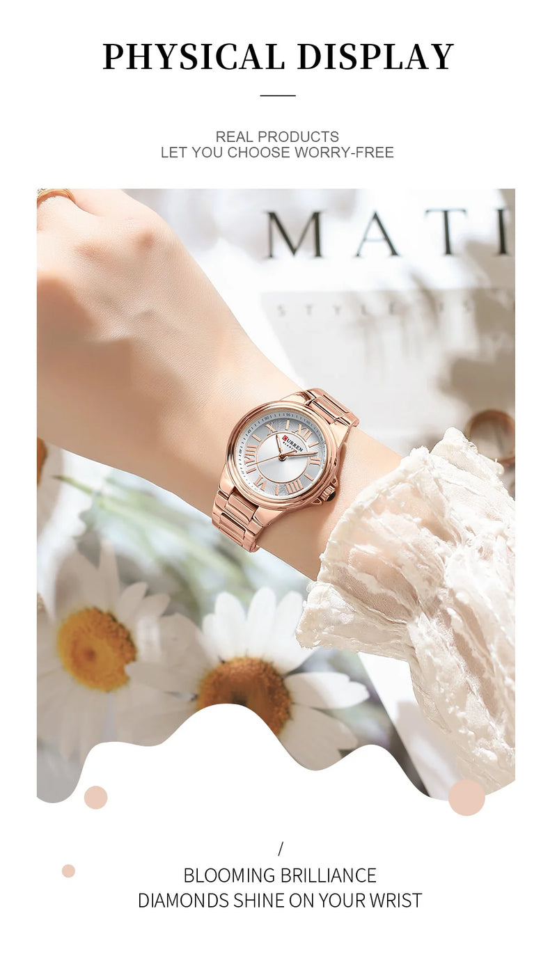 Stainless Steel Quartz Watch for Women.