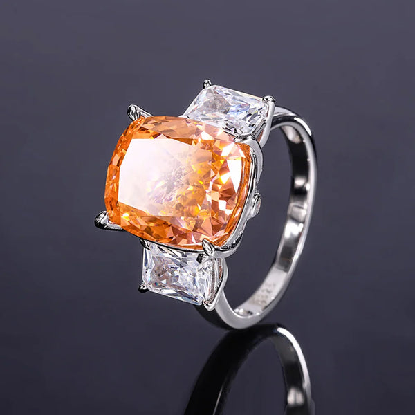 925 Sterling Silver Topaz 1.10ctw Ring for Women