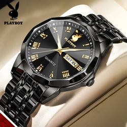 Stainless Steel Quartz Watch for Men