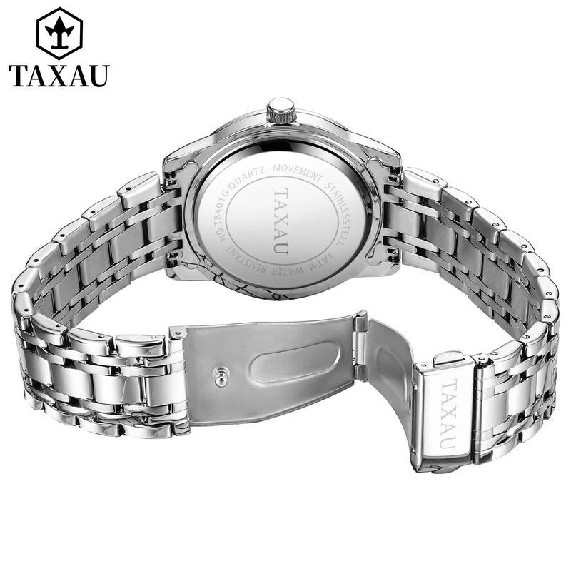 Stainless Steel Quartz Classic Watch for Men