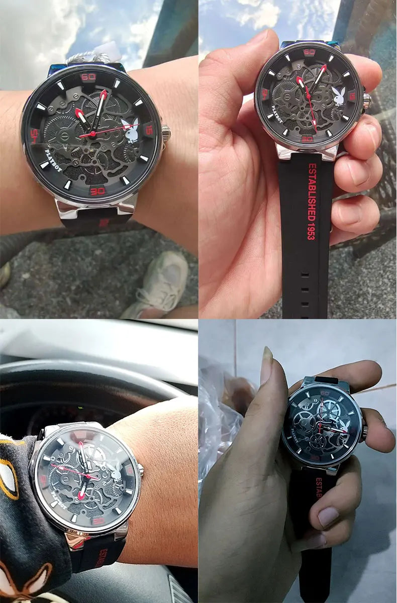 Stainless Steel Quartz Fashion Watch for Men