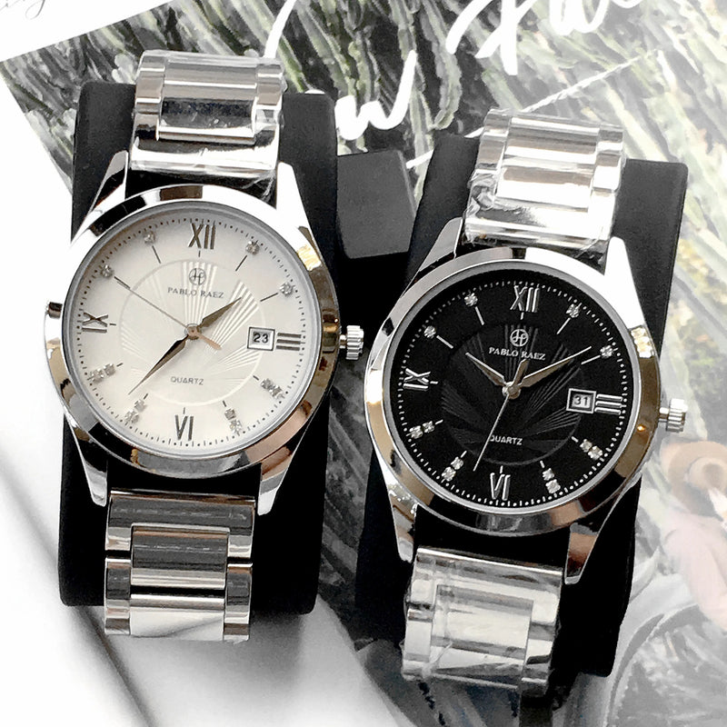 Luxury Men's Waterproof Date Watch with High-Quality Steel Band - Ideal for Sport and Business Use