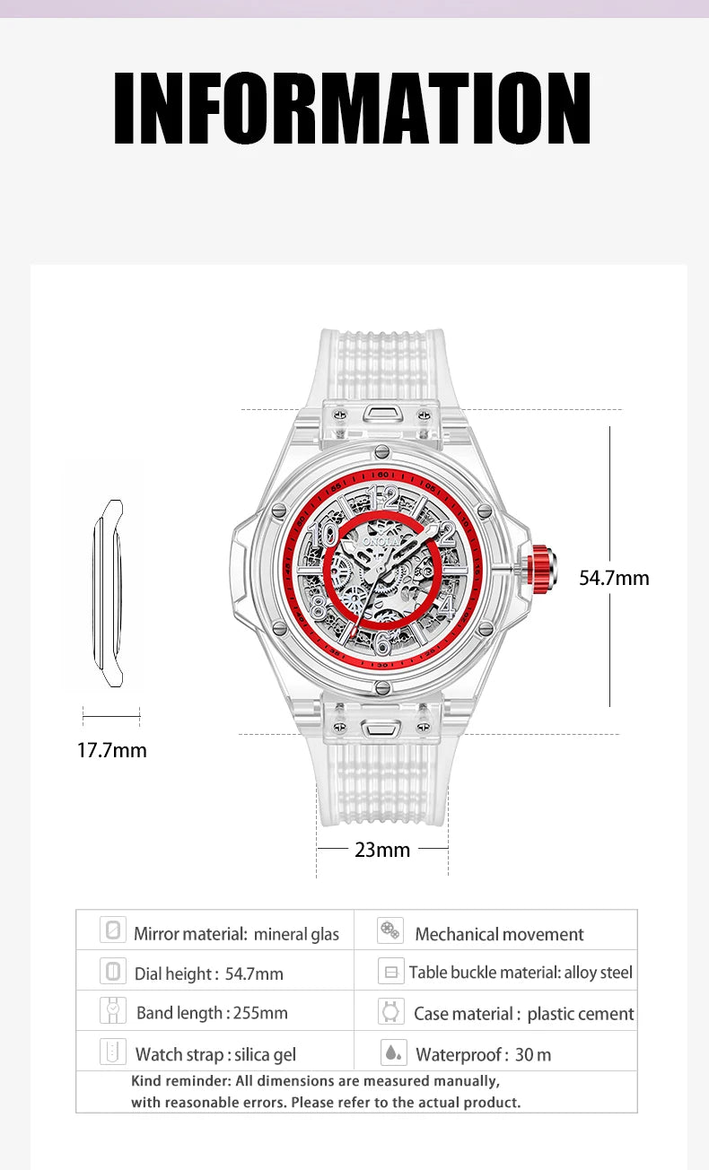 Automatic Luxury Mechanical Watch for Men