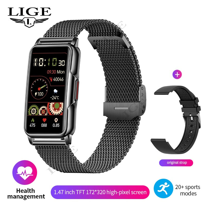 Smartwatch with Sleep Monitor, Fitness Tracker, and Music Function for Women and Men