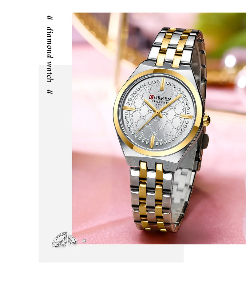 Stainless Steel Quartz Watch for Women