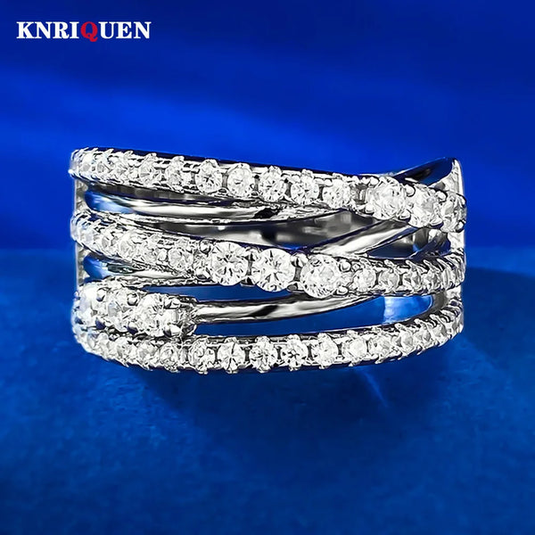 925 Sterling Silver Lab Diamond Ring for Women