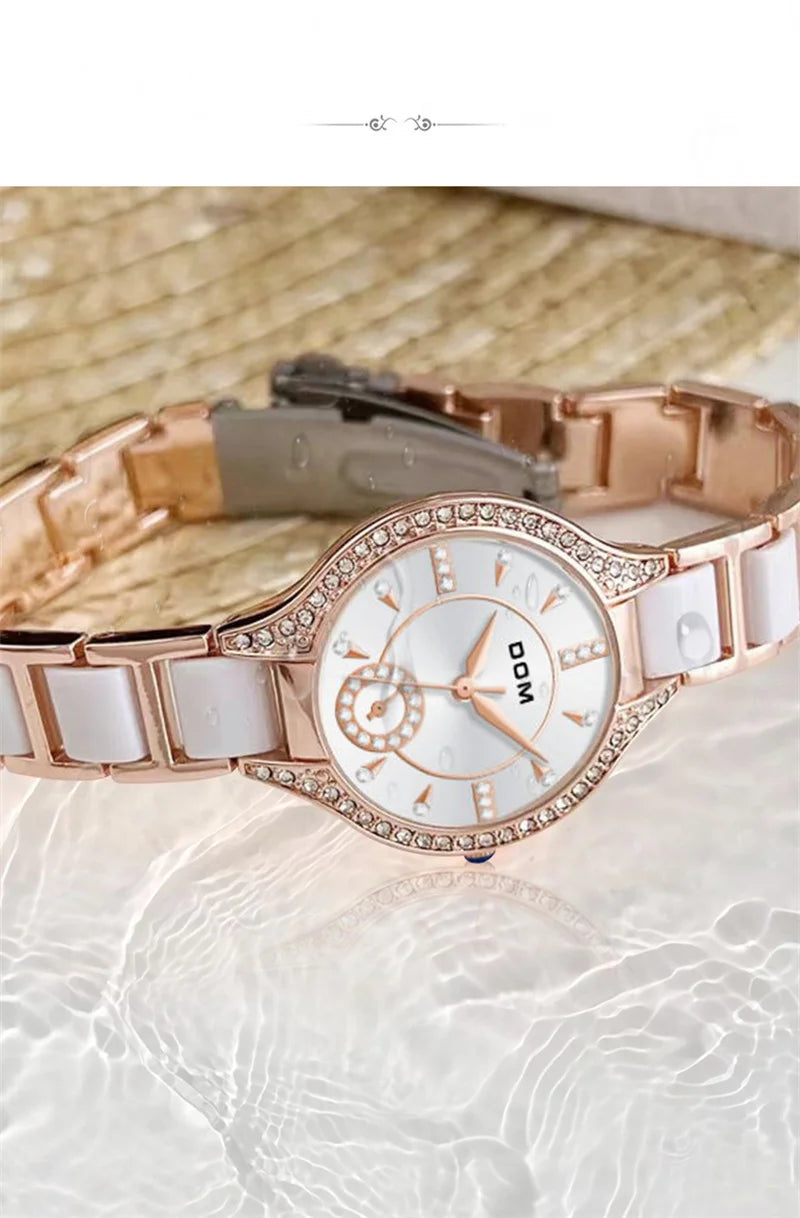 Stainless Steel Elegant Luxury Watch for Women