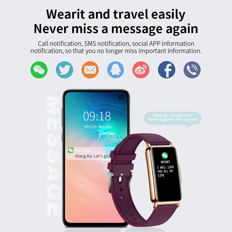 Smartwatch with Sleep Monitor, Fitness Tracker, and Music Function for Women and Men