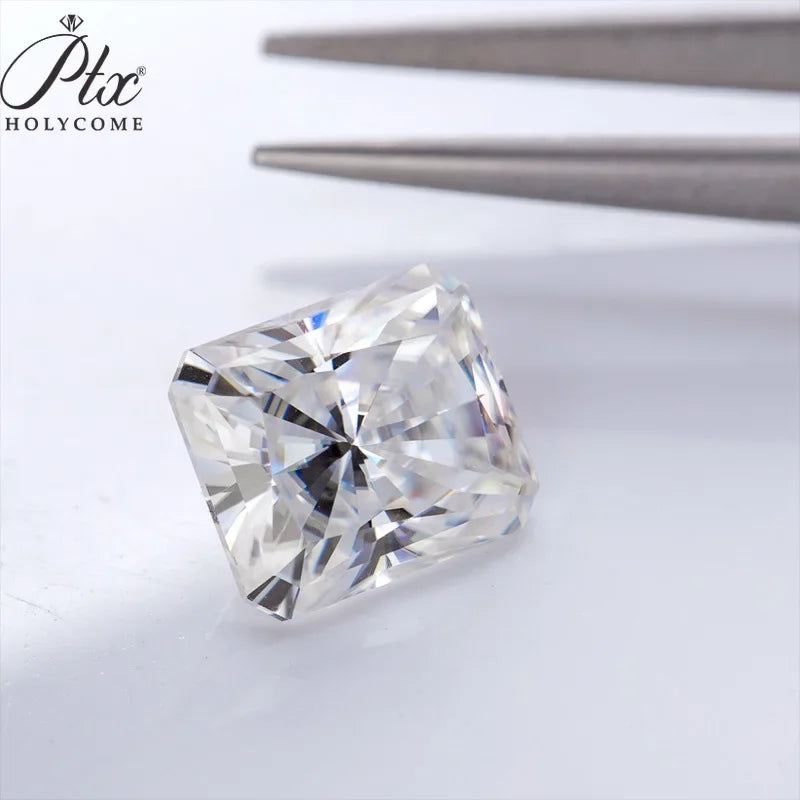 White Gold Radiant Cut 3.50ctw Moissanite