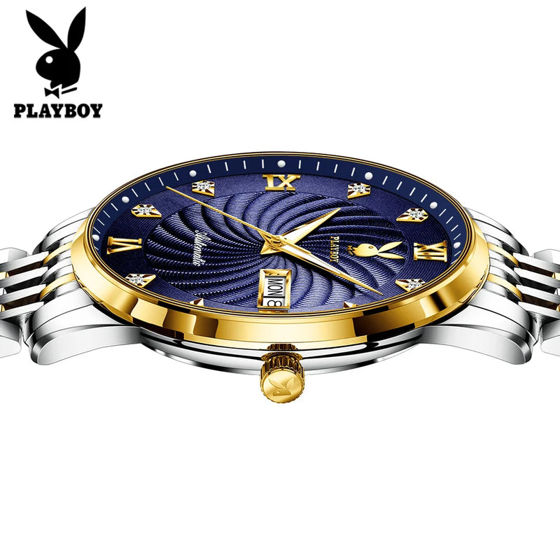 Stainless Steel Automatic Mechanical Watch for Men