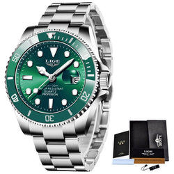 Stainless Steel Luxury Fashion Diver Watch with Date for Men