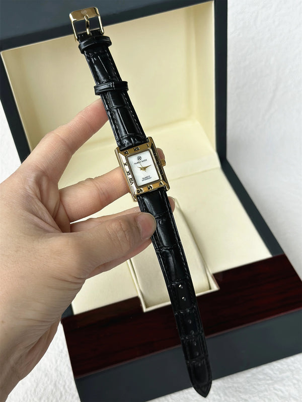 Elegant Waterproof Classic Gold Wristwatch for Ladies