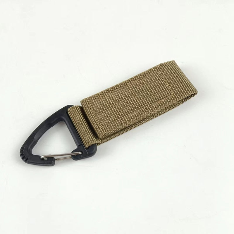 Nylon Belt Backpack Molle Hook, Military Hunting Tactical Waist Strap Buckle for Men