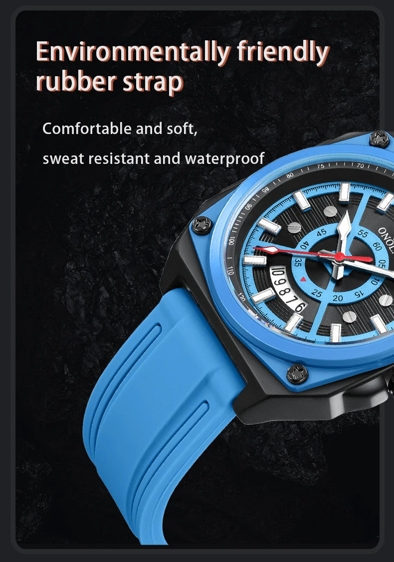 Silicone Multicolor Watches for Men