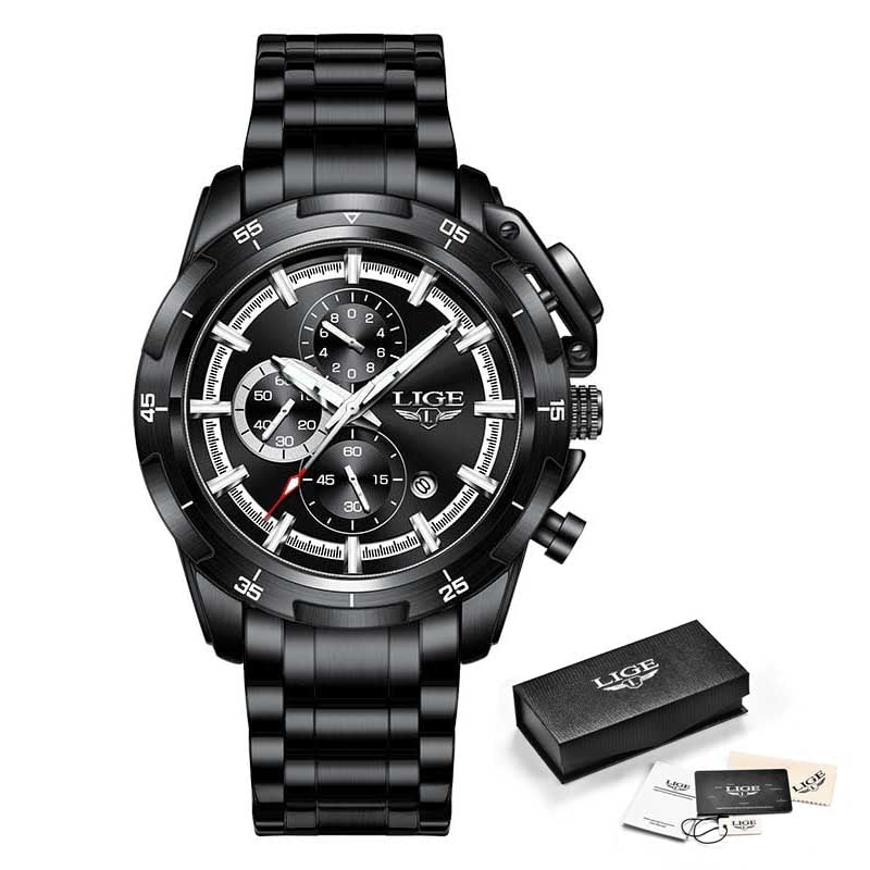 Stainless Steel Quartz Watch for Men