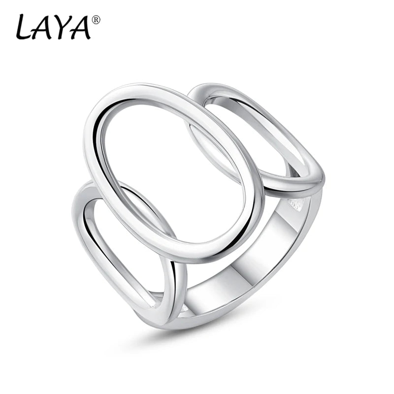 925 Sterling Silver Wide Big Plain Silver Ring for Men and Women