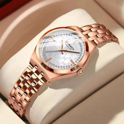 Stainless Steel Quartz Watch for Women