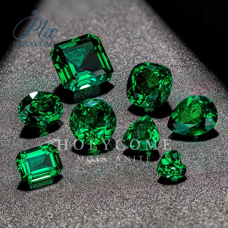 Green Emerald Cut Loose Gemstone (3x5-13x18mm)