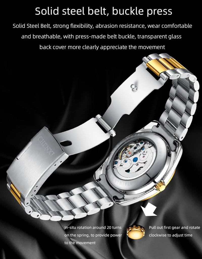 Hollowed Mechanical Automatic Watch for Men