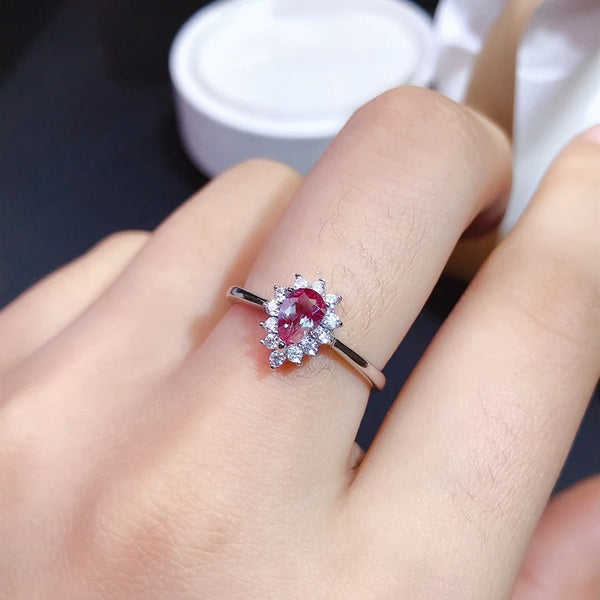 Sterling Silver Alexandrite Ring, new style recommendation for ladies