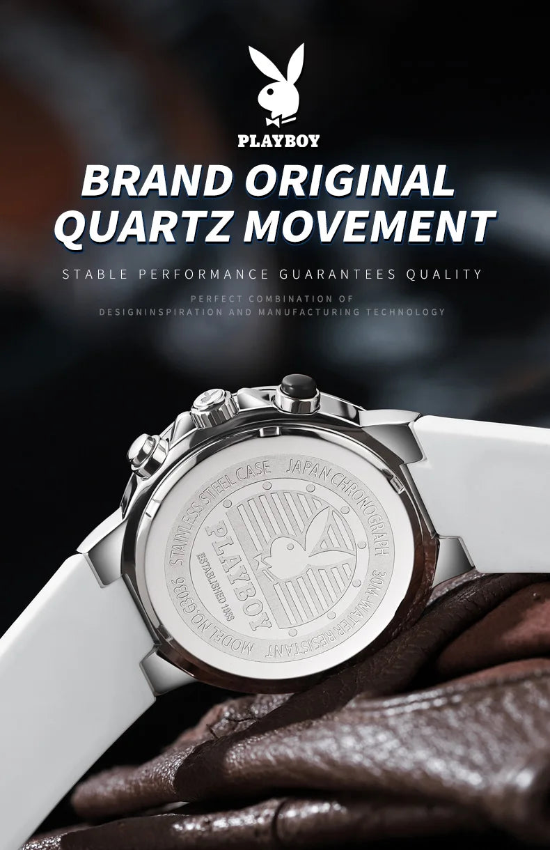 Stainless Steel Fashion Trend Quartz Multifunction Sports Watch for Men